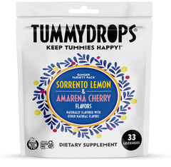 Tummydrops Ginger lozenges in a variety pack for occasional digestive upset comfort
