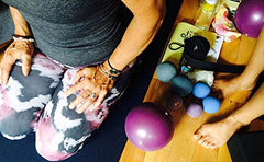 Tune Up Fitness Alpha Ball grippy texture enhances control during self massage sessions.