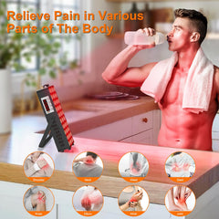 Tuohun red light therapy panel side view for convenient home use.