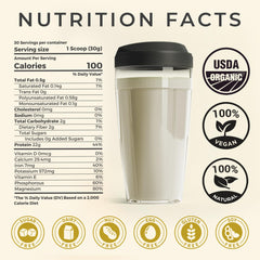 Tupaxa hemp protein powder being stirred in a mixer bottle for easy blending