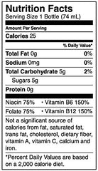 Turmeric Time B vitamins label highlights B6, B12, B9, B3.