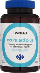 Twinlab Ocuguard Plus bottle front highlighting antioxidant eye support for daily use