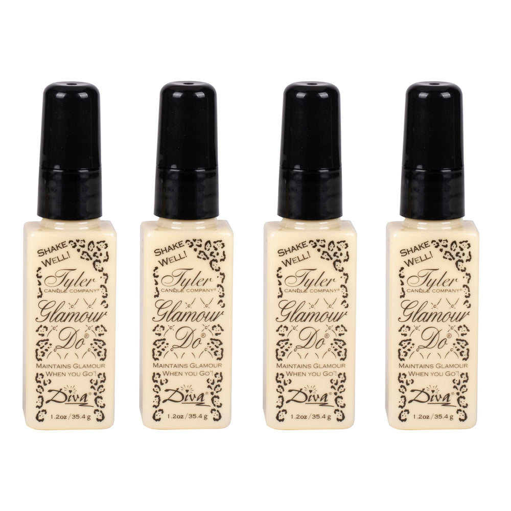 TYLER High Maintenance bathroom spray bottle refreshes space with floral-woody aroma.