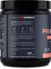 Type Zero Clean Pre Workout label close-up confirms GMP and USA-made quality