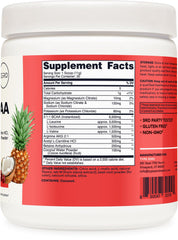 Type Zero Ultra Clean BCAA Tropical Fruit Punch powder jar
