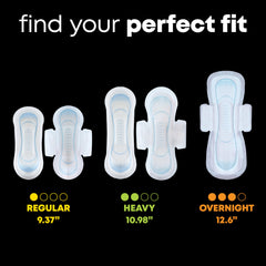 Breathable soft-touch cover from U by Kotex Ultra Thin Pads for comfortable skin contact