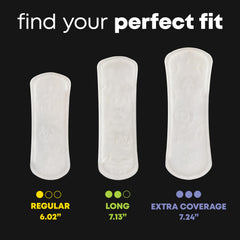 Xpress-Dri core of U by Kotex liner rapidly absorbing moisture
