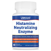 Uarcool DAO enzyme supplement bottle front for daily digestive support.