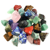 UFEEL rough stone mix 1-2 inch showing natural colors for tumbling and jewelry making
