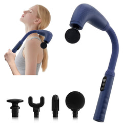 UFFAE massage gun extension handle lets you reach shoulders and back comfortably.