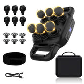 UFFAE six-head massage gun with six heads for versatile muscle care.