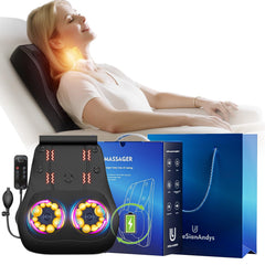 UieSian Asdys back massager with heat providing soothing warmth for neck and shoulders