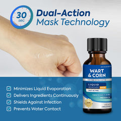 uikeaft precision applicator tip enables targeted treatment on feet.