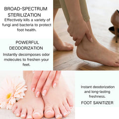 Uioecn Compact Foot Spray ideal for travel and daily carry