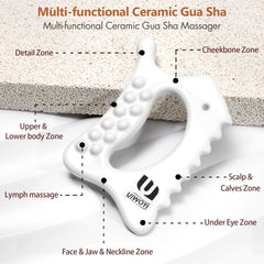 UIWOYI lymphatic drainage gua sha supports improved circulation with soothing pressure