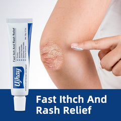 Applying UJhay Hydrocortisone Ointment to the arm for targeted relief
