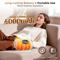 Uladis massager in use delivering relaxing kneading and warmth