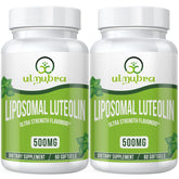 Ulmubra Liposomal Luteolin 500MG bottle shown for daily intake and high absorption potential
