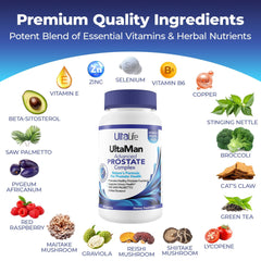 ULTALIFE Beta Sitosterol ingredient close-up for multi-faceted prostate support.