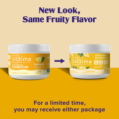 Ultima Replenisher pour into water demonstrates quick dissolving hydration
