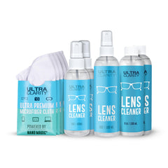 Ultra Clarity 2oz spray bottle for glasses and devices delivers a streak-free clean.