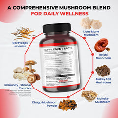 Ultra Herbs: imagen destacando Melena de León para apoyo mental suave.