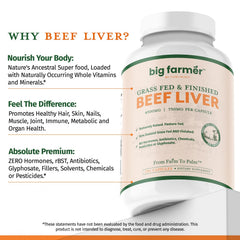 Ultra Human Big Farmer label detail highlighting grass-fed origin