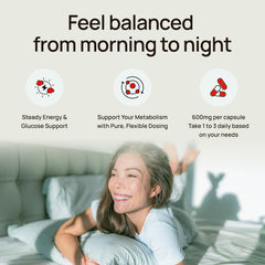 Ultra6 Berberine label close up shows clean, gluten free vegan formula.