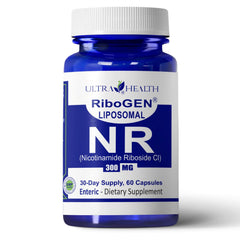 UltraHealth NR 300mg enteric capsules packshot for reliable NAD precursor support