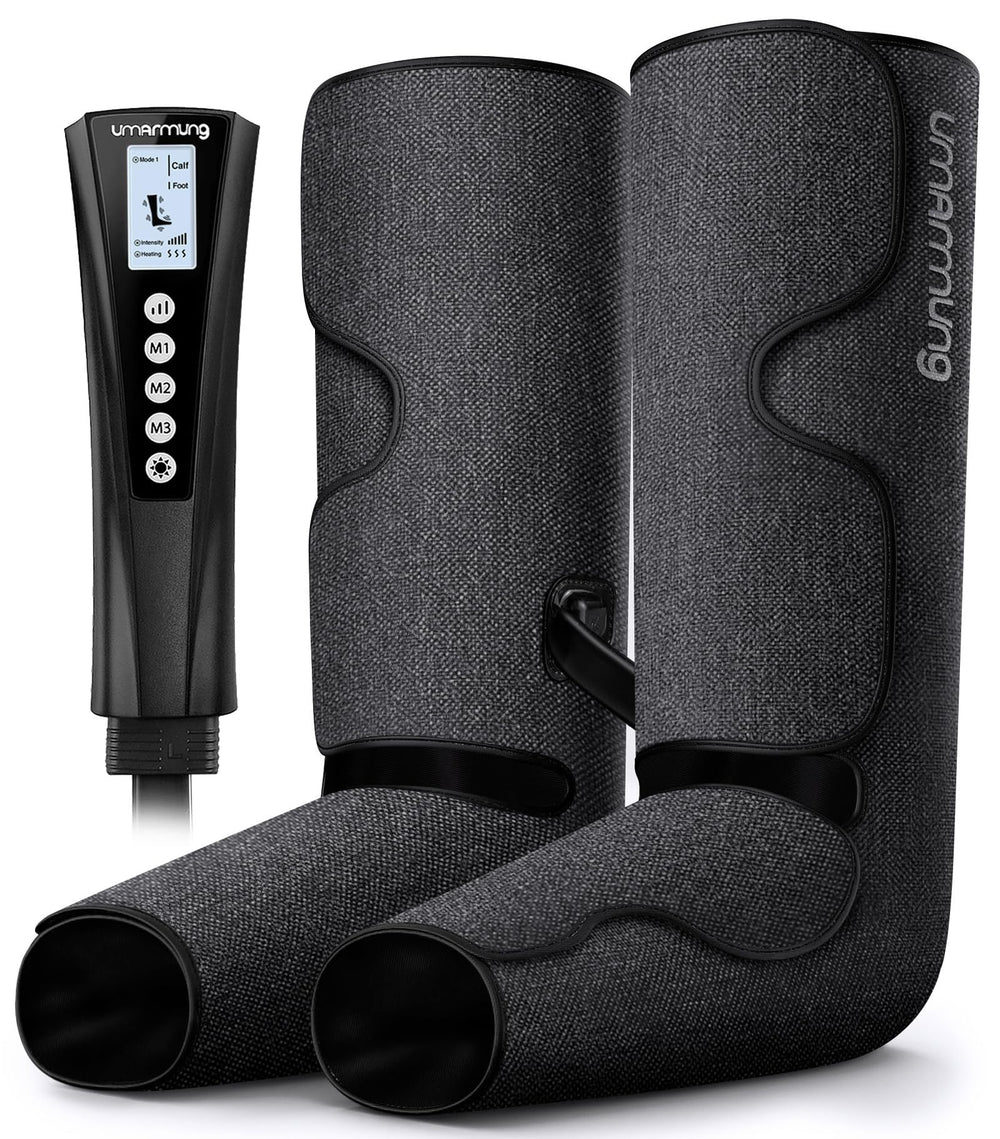 UMARMUNG air compression leg massager showcasing full-leg relief and ease of use