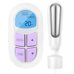 Umtozz pelvic floor device close-up shows a compact, ergonomic design for comfortable at-home training.