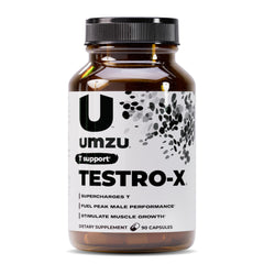 UMZU Testro-X bottle front view for daily vitality