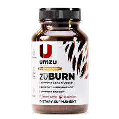 UMZU ZuBurn energy bottle front view for daily energy support.