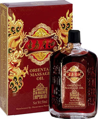 UN HEI TONG Oriental Massage Oil bottle ready for use, soothing warmth