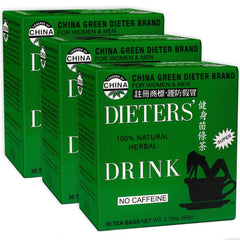 Uncle Lee's Senna Tea packaging on a 3-pack display for detox routine.