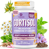 Uniisyunm Cortisol Supplements for Women bottle front promoting calm for busy days.