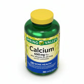 Unique Bundle Store calcium bottle front with tablets for daily bone support.