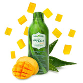 Univera Aloe Select Mango bottle front highlighting organic aloe for digestive comfort.