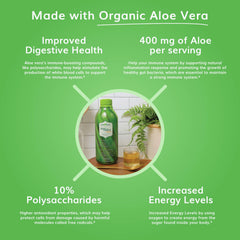 Univera Aloe Select Mango label closeup emphasizing ACTIValoe purity and stability.