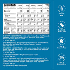 Unjury Variety stick packs closeup, precise 10.5g whey isolate per serving for steady fueling.