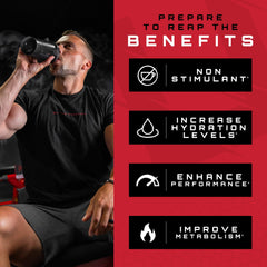 Unmatched Electrashred dissolving in water to balance electrolytes.