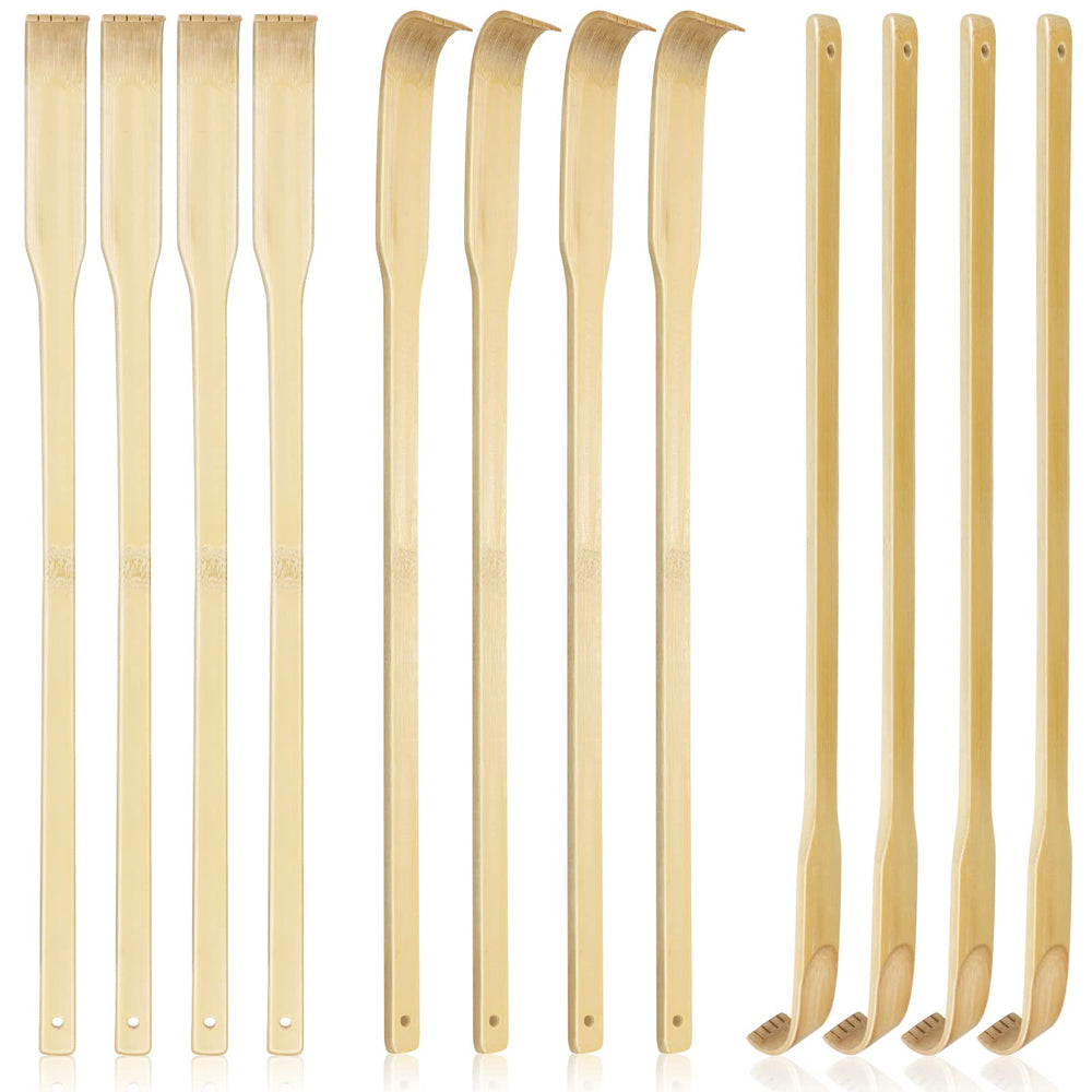 UPlama bamboo back scratcher 16.5-inch length for extended reach and comfort