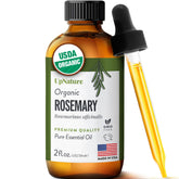 UpNature Rosemary Oil bottle for pure aromatherapy and scalp nourishment.