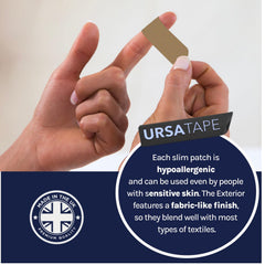 URSA Moleskin Fabric Tape’s heavy-duty fabric backing supports long wear