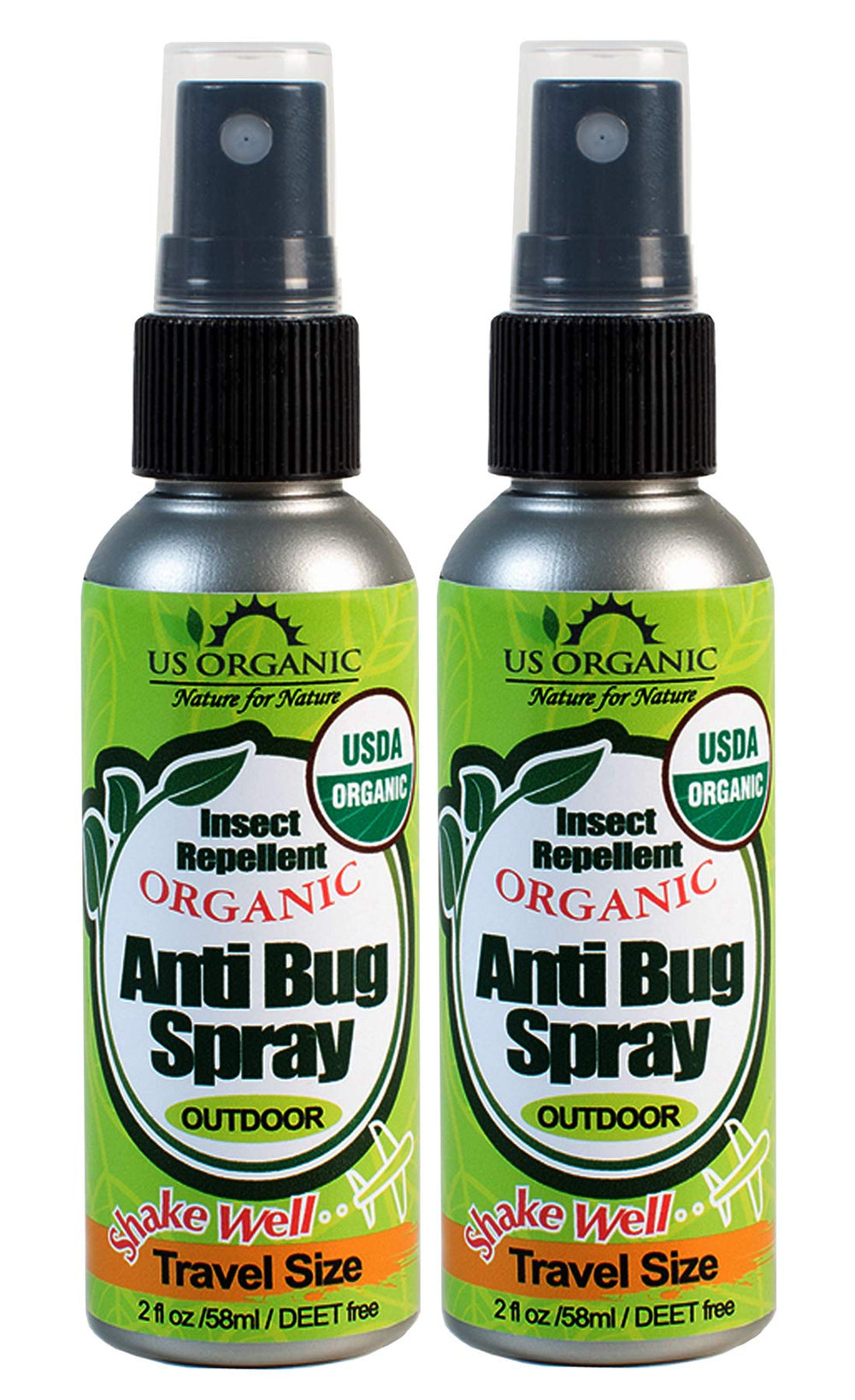 US Organic Mosquito Repellent Outdoor Pump Spray image shows easy outdoor protection with a refreshing herbal mist.