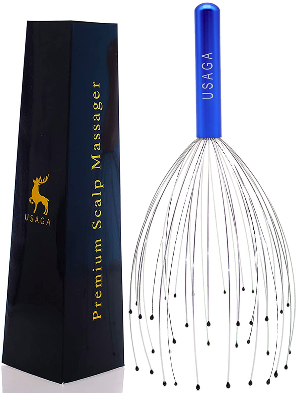 USAGA 36 dedos masaje cabeza consejo para relajación del cuero cabelludo