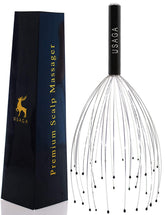 USAGA 36 dedos masajeando la cabeza para relajación diaria del cuero cabelludo