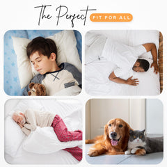 Utopia Bedding underpads showcase a waterproof layer for surface protection.