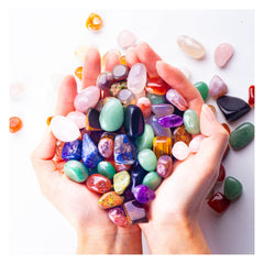 UU UNIHOM rose quartz crystals for calming decor and mindful rituals