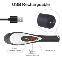 UV STYLISH massager ergonomic grip boosts comfort during sessions.